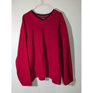 Fleece Trader Bay Men's Red Sweater Size 2XL